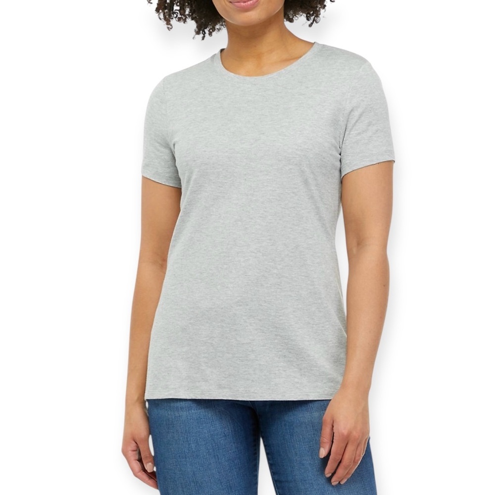 crown & ivy Essential Gray T-Shirt NWT